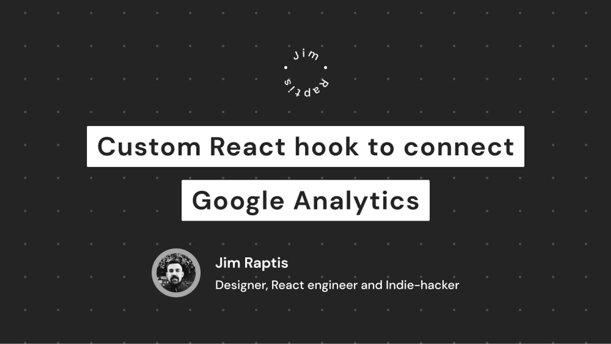 Custom hook to connect Google Analytics in React