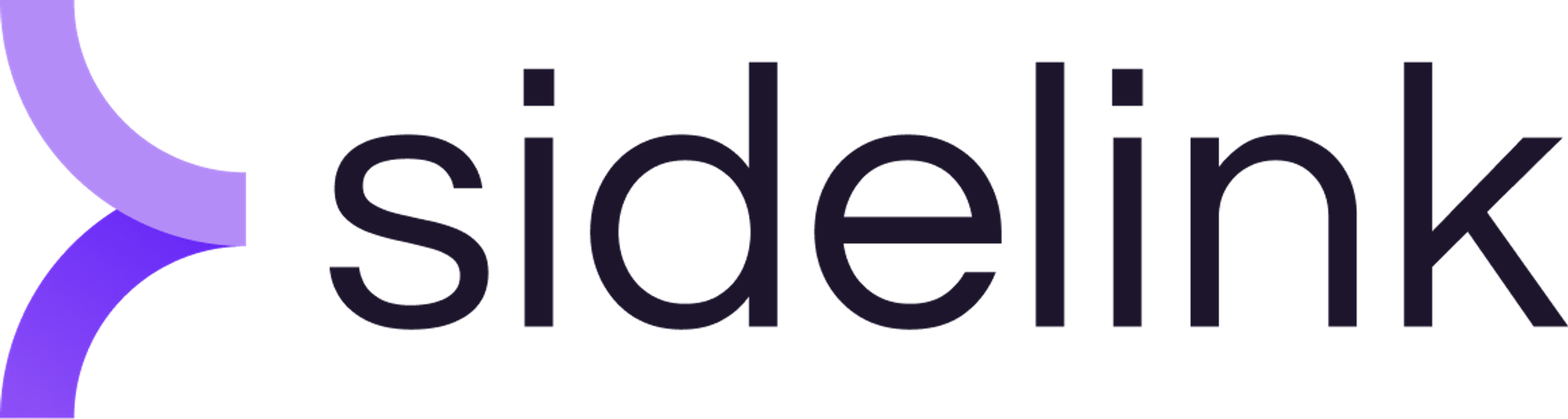 Modern logo design for sidelink.io