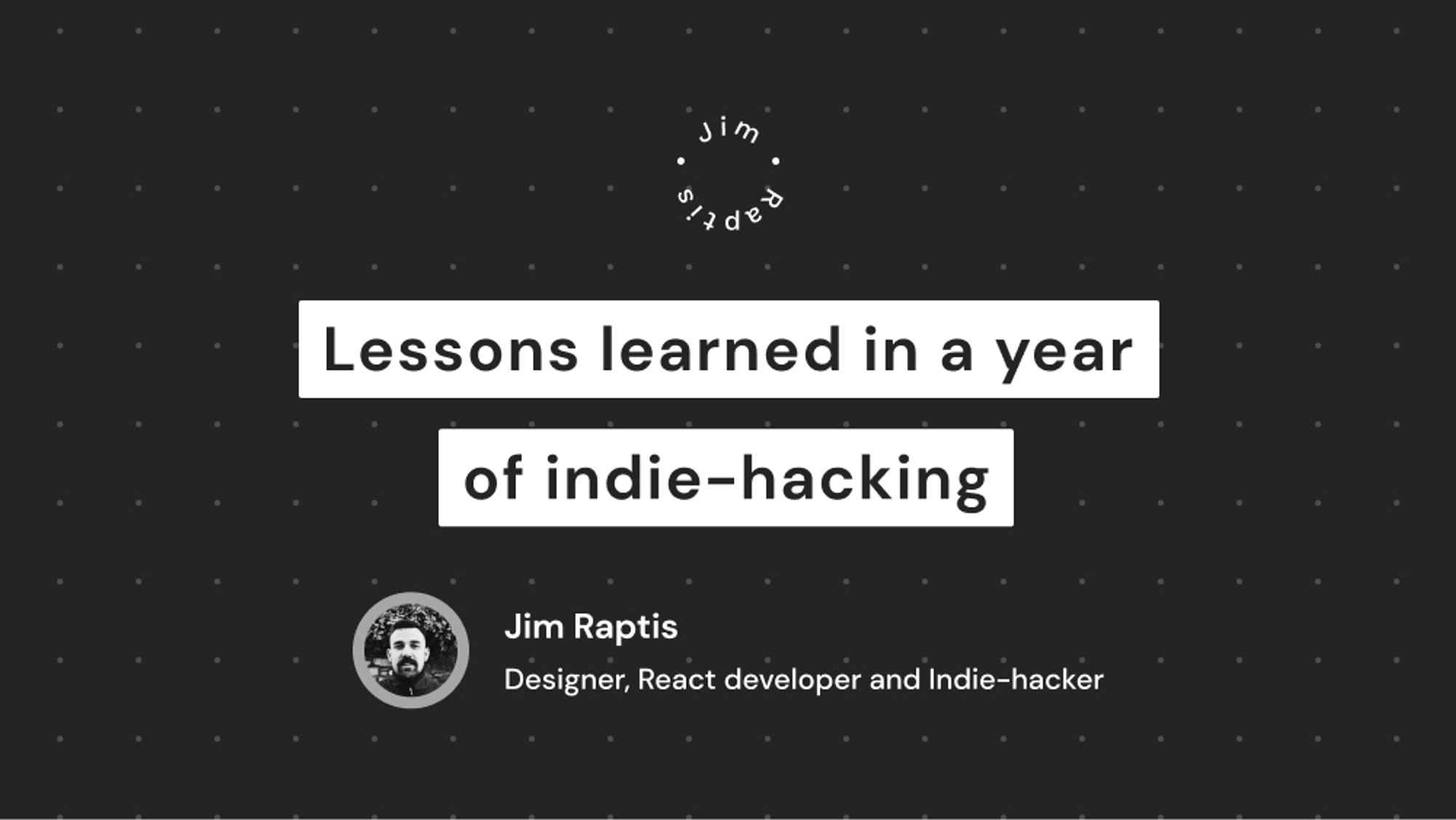 Lessons learned in a year of indie-hacking