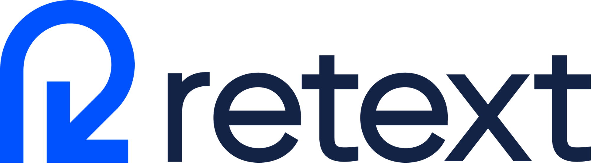 Modern logo design for retext.io