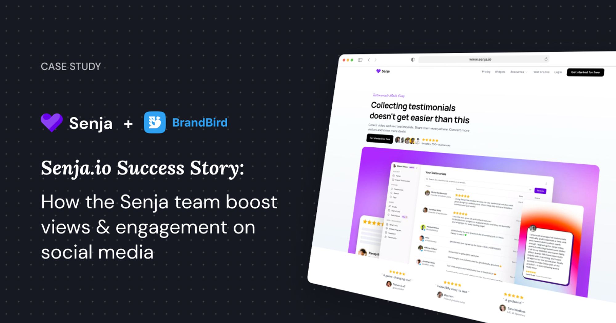 Success story: Senja boosts views & engagement with BrandBird